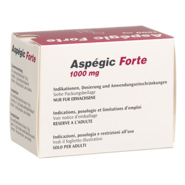 Aspegic 1000 mg 20 Beutel Aspegic 1000 mg 20 Beutel
