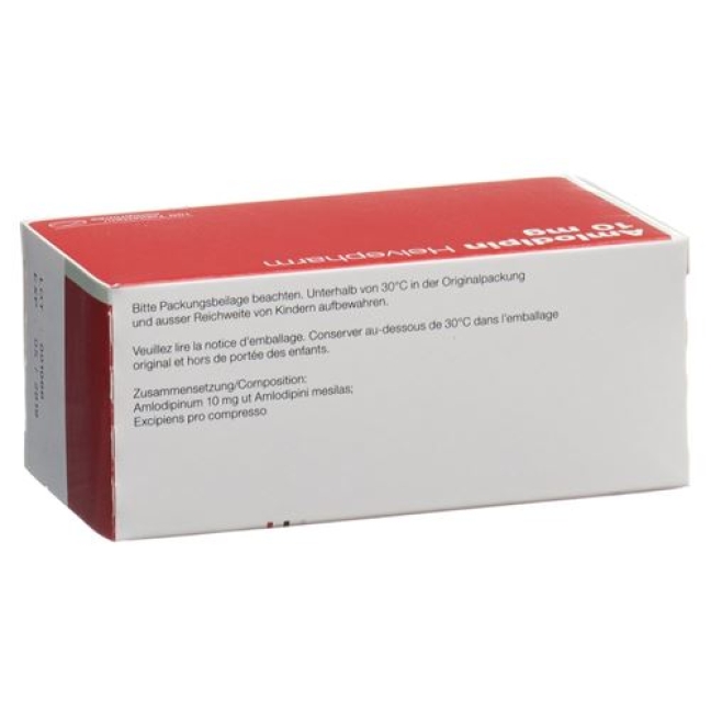 Amlodipin Helvepharm 10 mg 100 tablets Amlodipin Helvepharm 10 mg 100 tablets