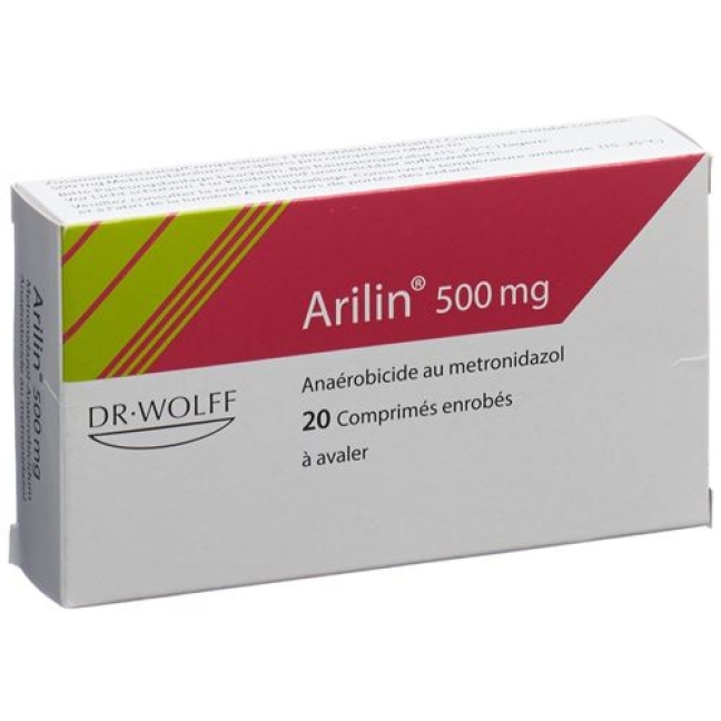 Arilin 500 mg 20 filmtablets Arilin 500 mg 20 filmtablets
