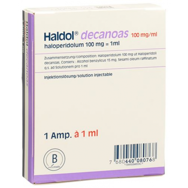 Haldol Decanoas 100 mg/ml Ampulle 1 ml