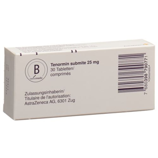 Tenormin Submite 25 mg 100 tablets Tenormin Submite 25 mg 100 tablets
