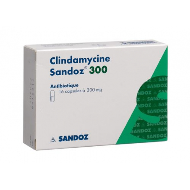 Clindamycin Sandoz 300 mg 16 Kaps