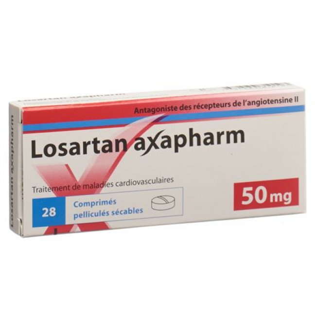 Losartan Axapharm 50 mg 98 filmtablets