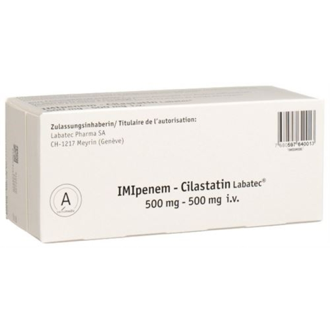 IMIPENEM CILASTAT LABA 500MG