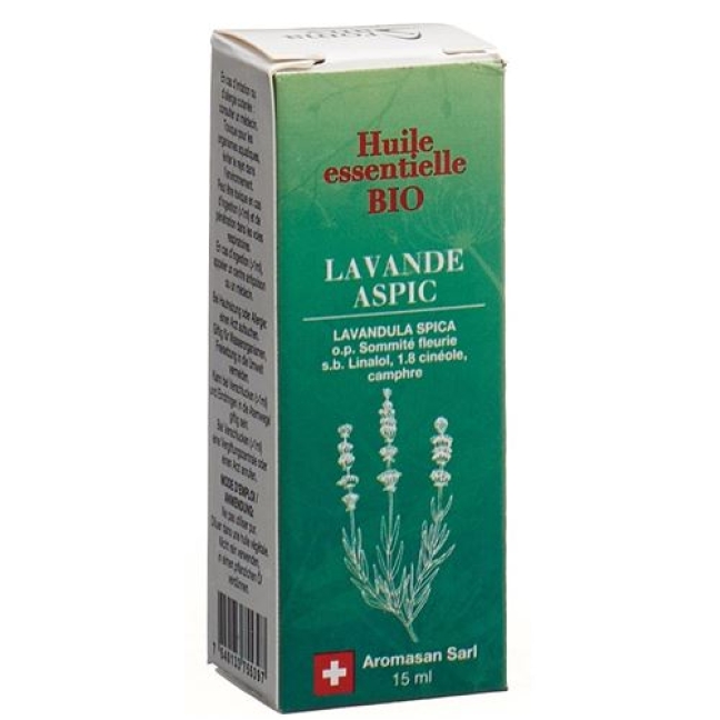 Aromasan Aspic Lavendel Atherisches Ol 15мл Aromasan Aspic Lavendel Atherisches Ol 15мл