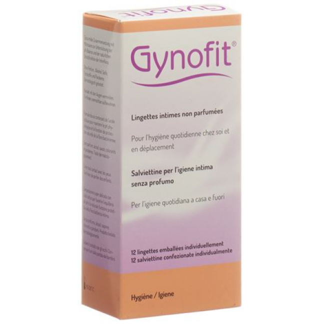 Gynofit Intimpflegetucher Unparfumiert 12 штук