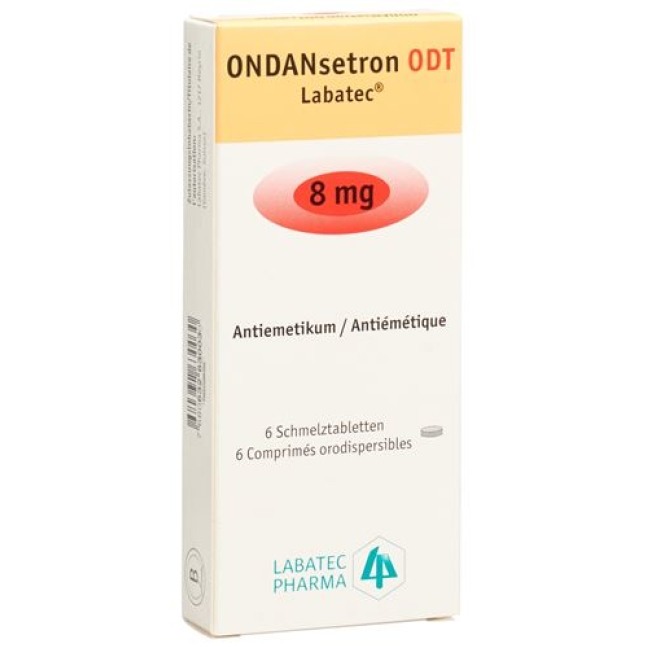 Ondansetron ODT Labatec 8 mg 6 Schmelztablets Ondansetron ODT Labatec 8 mg 6 Schmelztablets