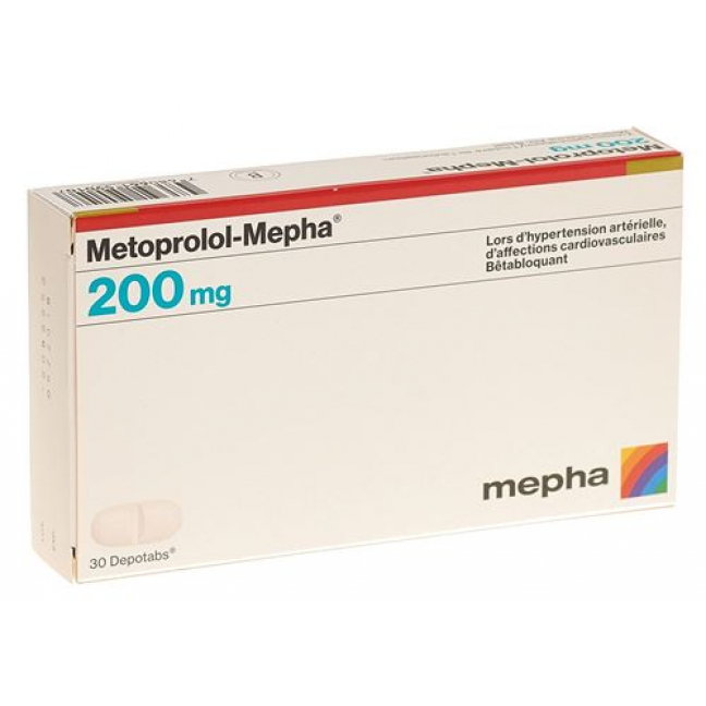 Метопролол Мефа 200 мг 30 депо таблеток