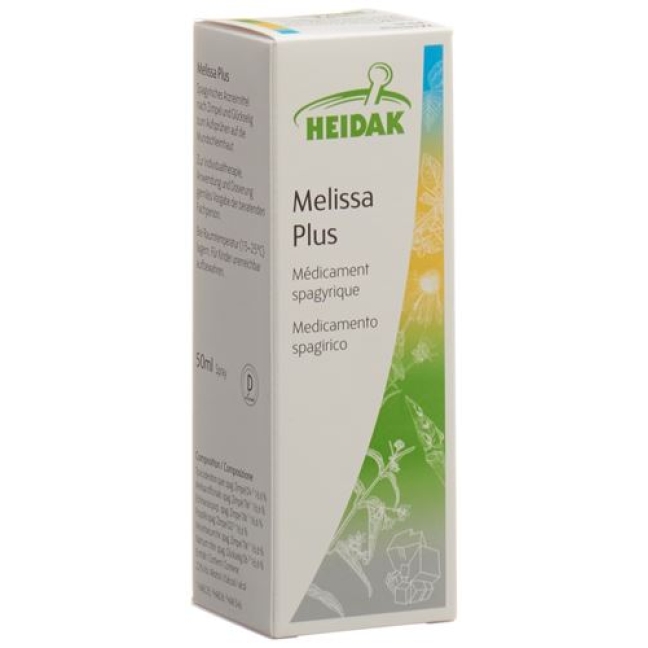 Heidak Spagyrik Melissa Plus спрей 50мл Heidak Spagyrik Melissa Plus спрей 50мл