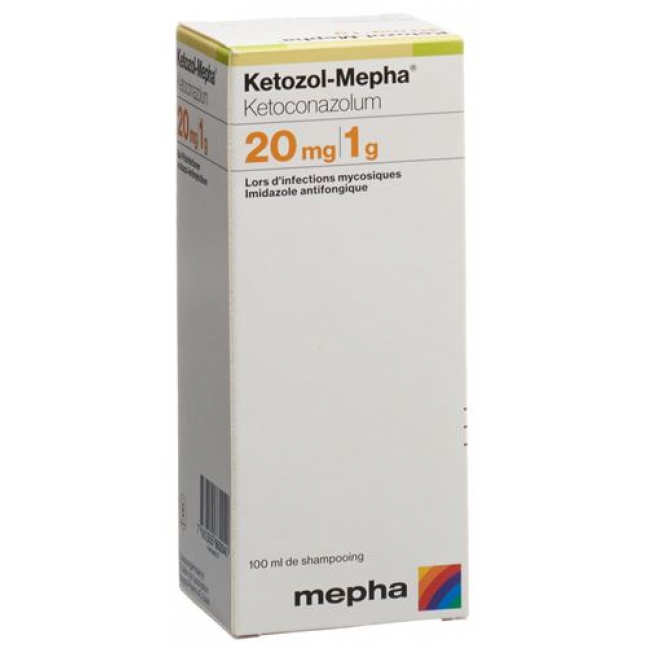 KETOZOL MEPHA SHAMP 20MG/G