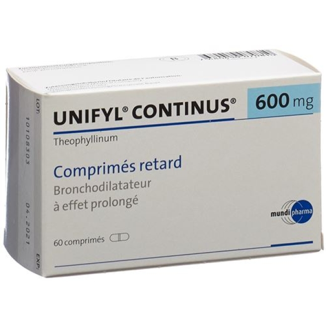 Unifyl Continus 600 mg 60 Retard tablets Unifyl Continus 600 mg 60 Retard tablets