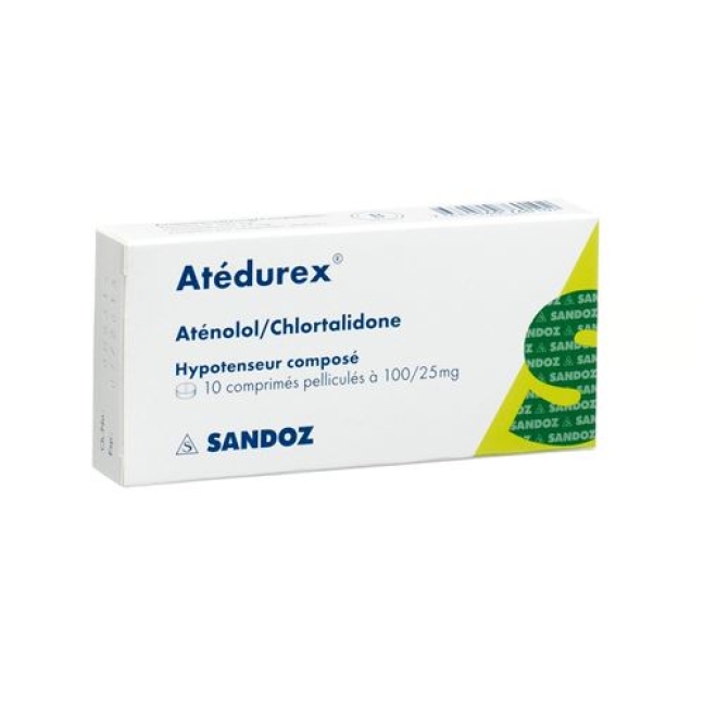 Atedurex 100/25 100 filmtablets Atedurex 100/25 100 filmtablets