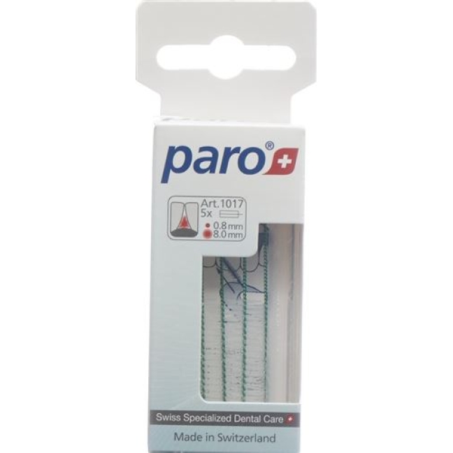 Paro Isola Long 8мм Medium Grun zylindrisch 5 штук