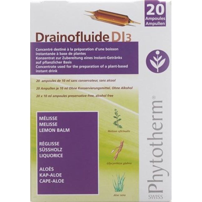 Drainofluide Di 3 20 Trinkampullen 10мл Drainofluide Di 3 20 Trinkampullen 10мл