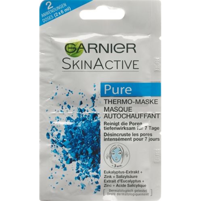 Garnier Pure Maske mit Thermo-Effekt 2x 6мл