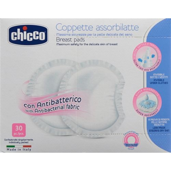 Chicco Stilleinlage Leicht U Sicher Antibak 30 штук Chicco Stilleinlage Leicht U Sicher Antibak 30 штук