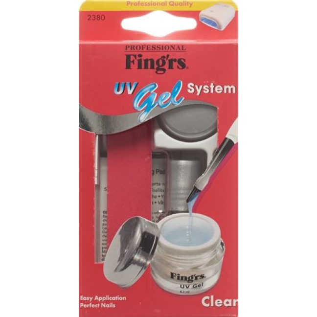 Fingrs UV Gel Set Clear Fingrs UV Gel Set Clear