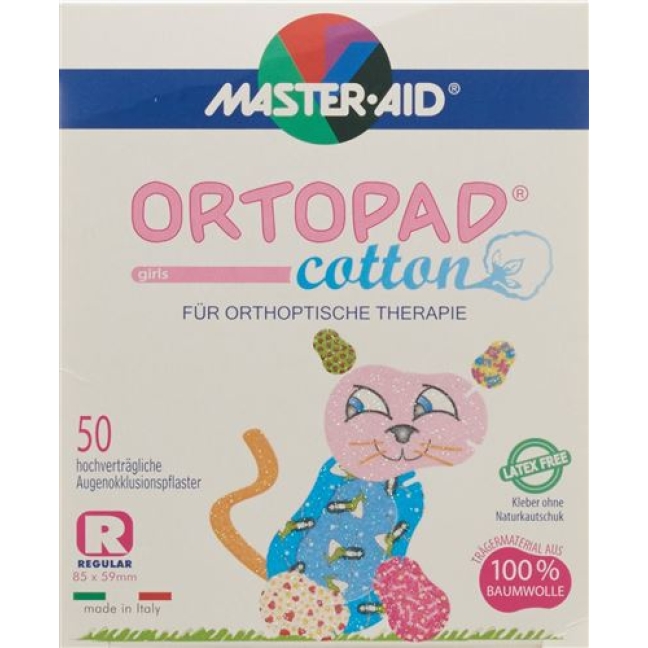 Ortopad Cotton Occlusionspfl Reg Gir Ab 4j 50 штук