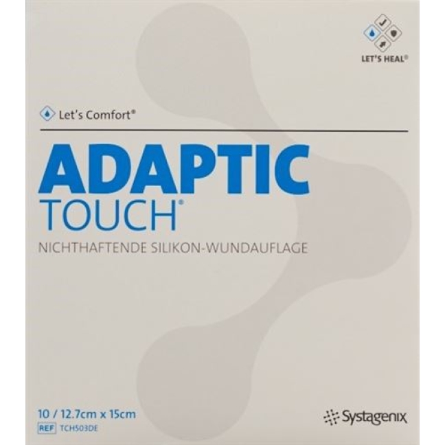 Let’s Comfort Adaptic Touch Silikon-Wundauflage 12.7смx15см 10 ш Let’s Comfort Adaptic Touch Silikon-Wundauflage 12.7смx15см 10 ш