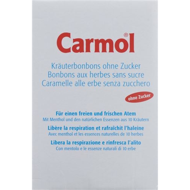 CARMOL KRAEUTERBONBONS O/ZUCKE