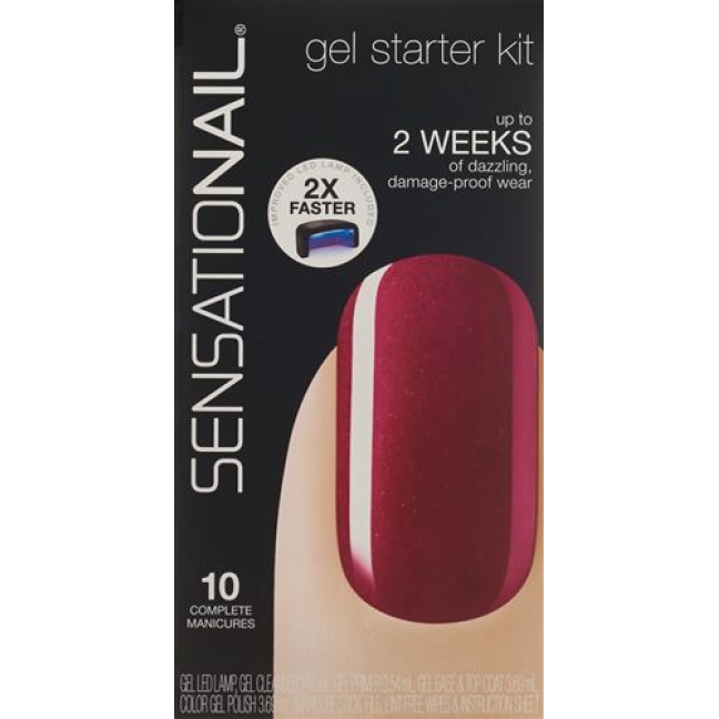 Fingrs Sensationail Starter Kit Raspberry Wine Fingrs Sensationail Starter Kit Raspberry Wine