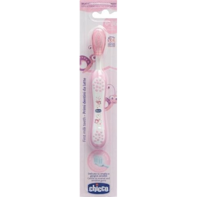 Chicco Zahnburste Pink 6m+ Chicco Zahnburste Pink 6m+