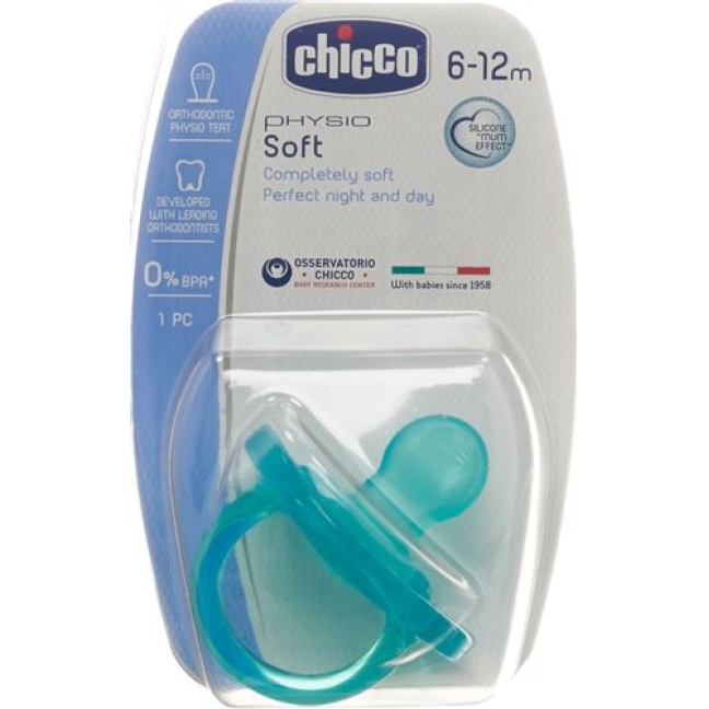 CHICCO SAUG GOMM BLUE 6-12M DF