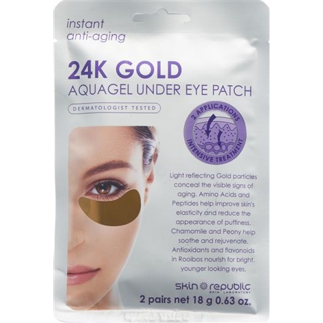 SKIN REP GOLD AQUA UND EYE PAT