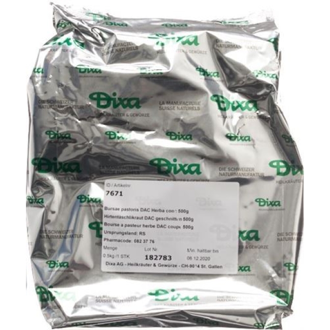 DIXA BURSAE PASTORIS HERBA DIXA BURSAE PASTORIS HERBA