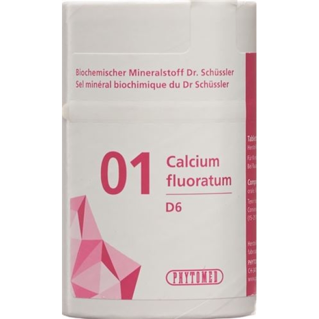 Phytomed Schussler Nr. 1 Calc Fluor в таблетках, D 6 50г Phytomed Schussler Nr. 1 Calc Fluor в таблетках, D 6 50г