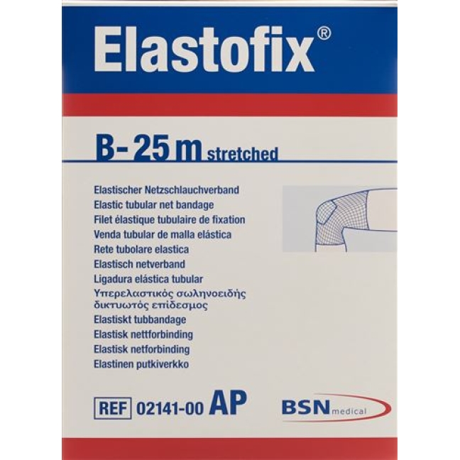 Elastofix Netz Schlauchverband B 25m Kopf Klein