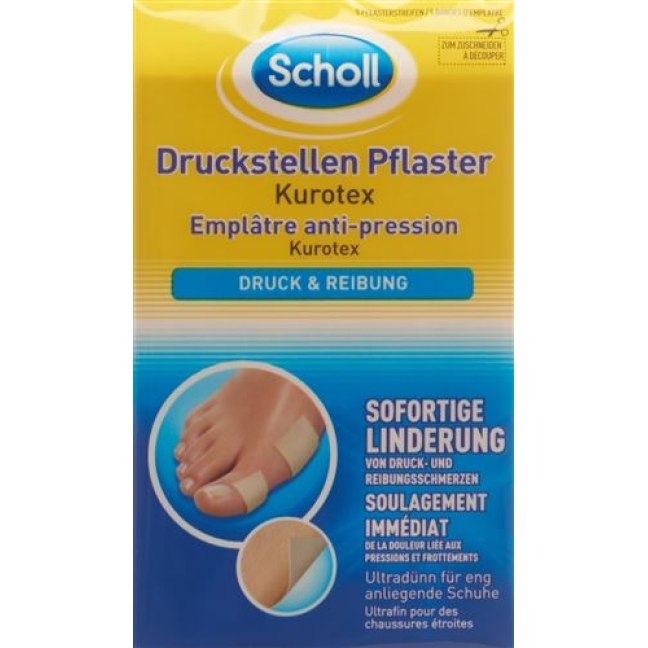 Scholl Kurotex Druckstellenpflaster 5 штук