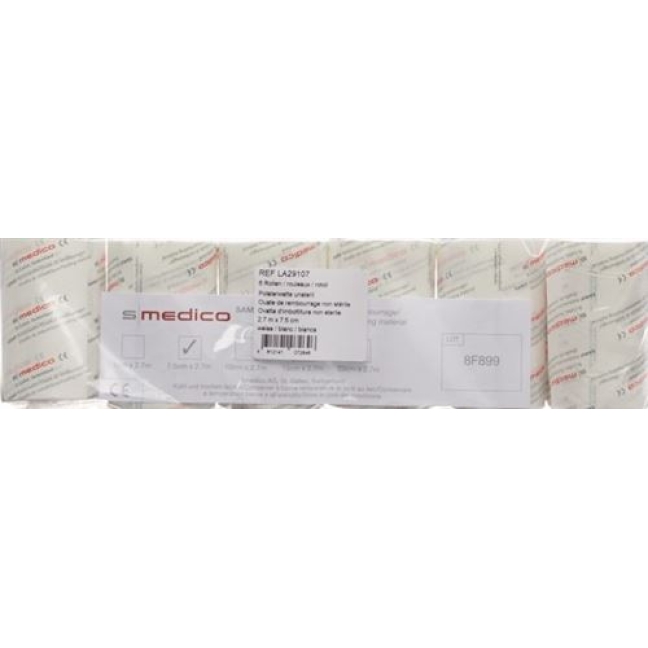 Sama Polsterwatte 7.5смx2.7m Weiss 6 штук Sama Polsterwatte 7.5смx2.7m Weiss 6 штук