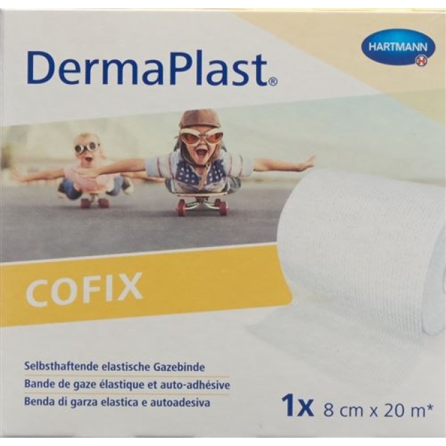 Dermaplast Cofix марлевый бинт 8смx20m Weiss