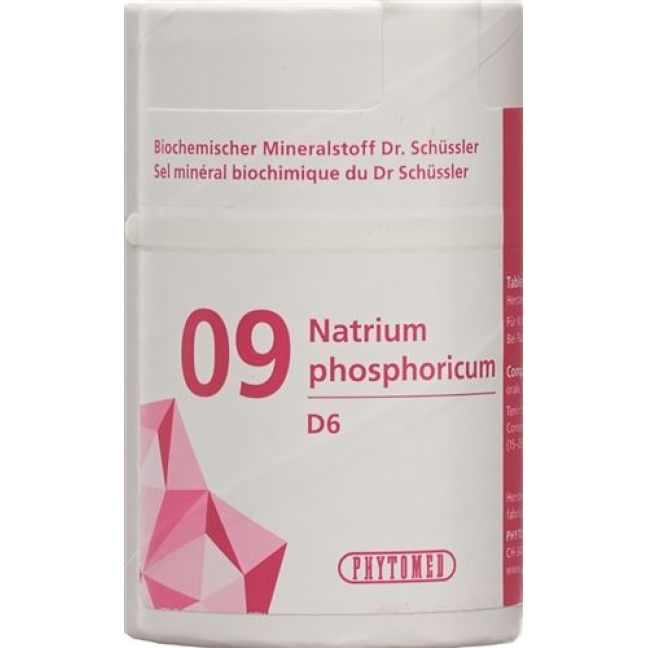 Phytomed Schussler Nr. 9 Natr Phos в таблетках, D 6 100г Phytomed Schussler Nr. 9 Natr Phos в таблетках, D 6 100г