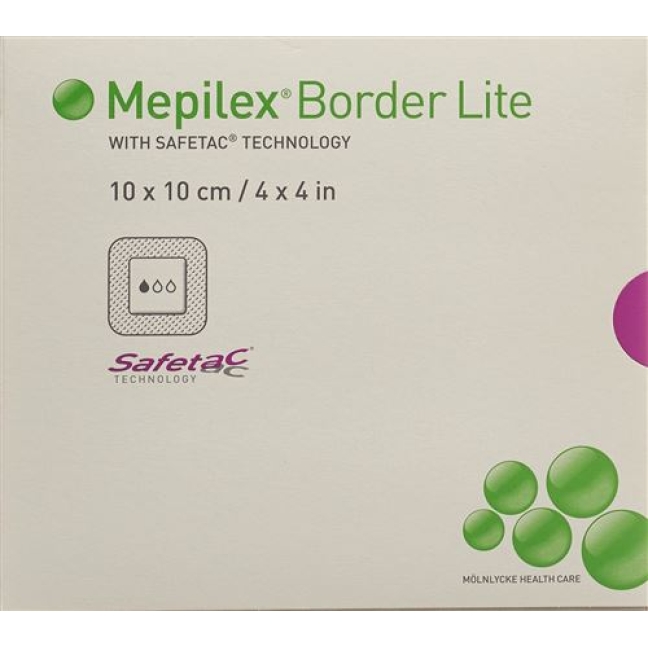 Mepilex Border Lite Silkonschaumve 10x10см 5 штук Mepilex Border Lite Silkonschaumve 10x10см 5 штук