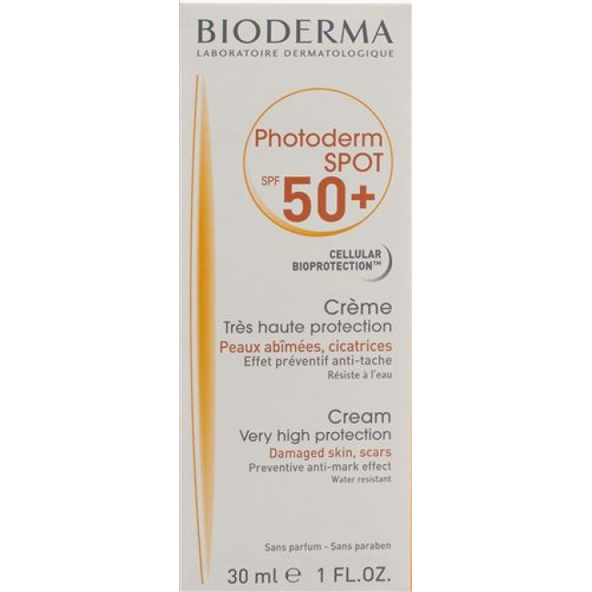 Bioderma Photoderm Spot крем Sonnenschutzfaktor 50+ 30мл