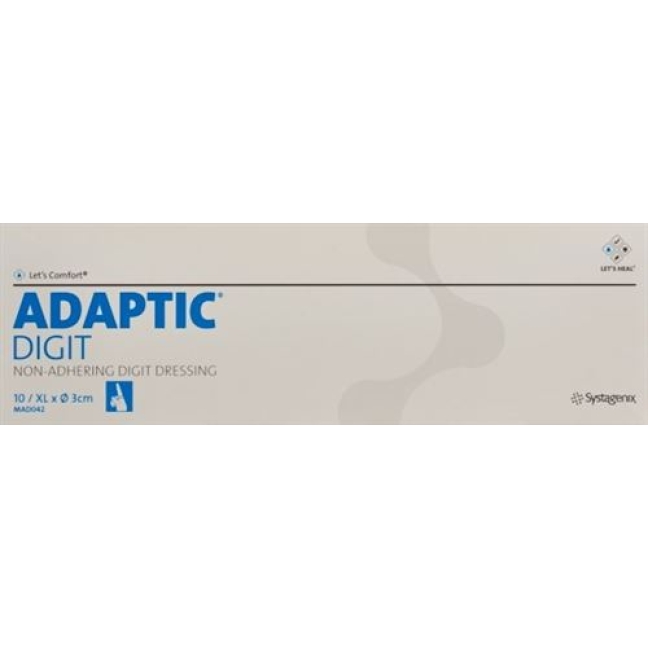 Let’s Comfort Adaptic Digit Finger- und Zehenverband Extra Large Let’s Comfort Adaptic Digit Finger- und Zehenverband Extra Large