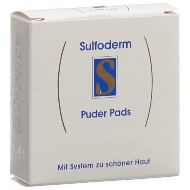 Sulfoderm S Puder Pads 3 штуки Sulfoderm S Puder Pads 3 штуки