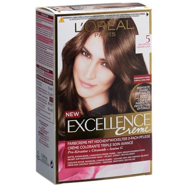 Excellence крем Triple Prot 5 Hellbraun Excellence крем Triple Prot 5 Hellbraun