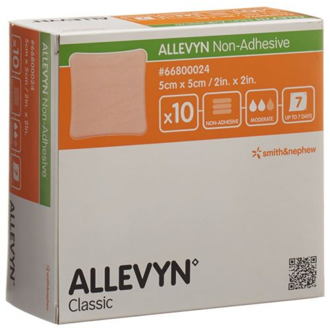 Allevyn Non Adhesive Wundkompressen 5смx5см 10 штук