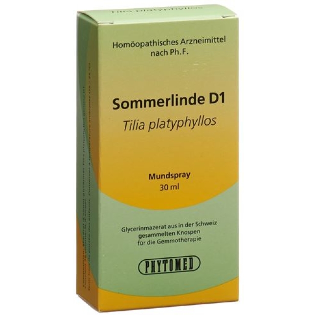 Phytomed Gemmo Sommerlinde D 1 30мл Phytomed Gemmo Sommerlinde D 1 30мл