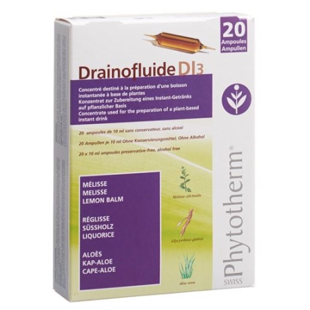 Drainofluide Di 3 20 Trinkampullen 10мл Drainofluide Di 3 20 Trinkampullen 10мл