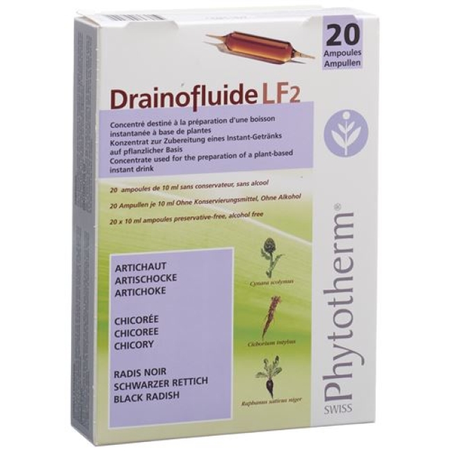 Drainofluide Lf 2 20 Trinkampullen 10мл Drainofluide Lf 2 20 Trinkampullen 10мл