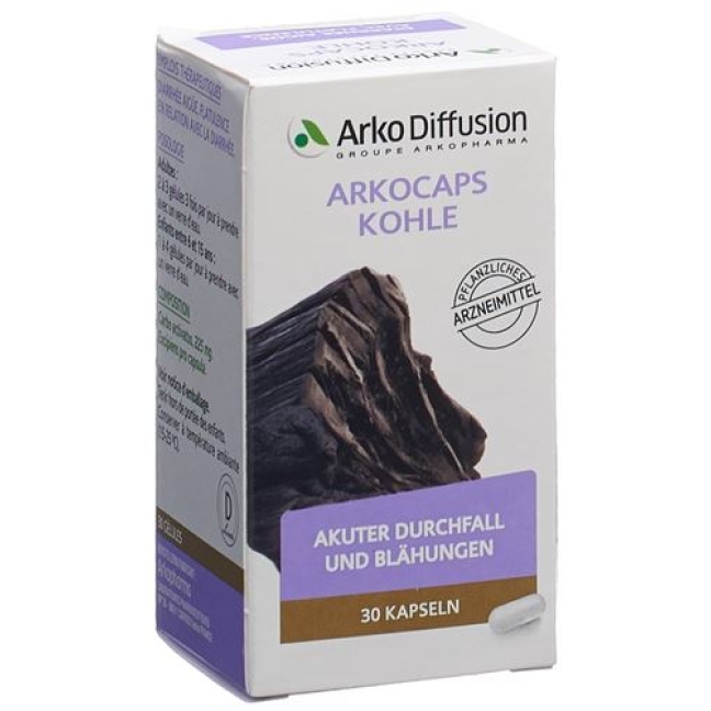 Arkocaps Pflanzen Kohle 225 mg 30 Kaps Arkocaps Pflanzen Kohle 225 mg 30 Kaps