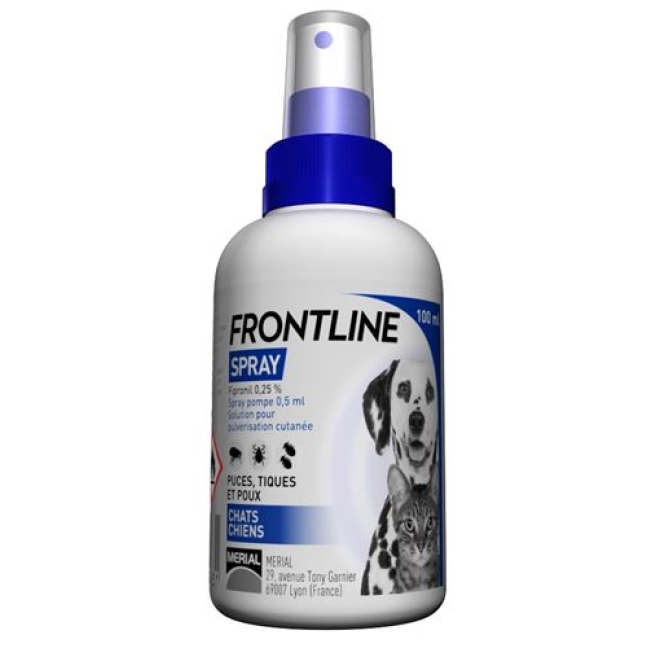 Frontline раствор Ad Us Vet. спрей 100мл Frontline раствор Ad Us Vet. спрей 100мл