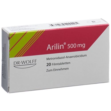 Arilin 500 mg 20 filmtablets Arilin 500 mg 20 filmtablets