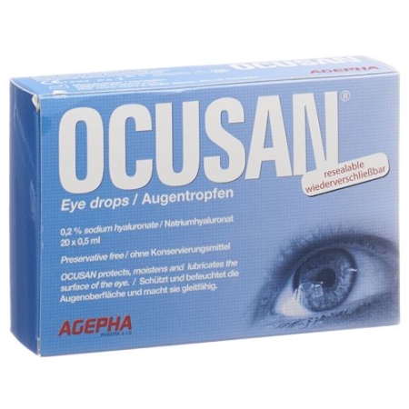 Ocusanкапли для глаз 20 Monodosis 0.5мл Ocusanкапли для глаз 20 Monodosis 0.5мл
