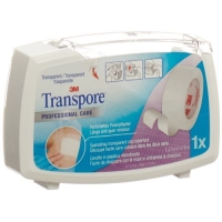 3M Transpore фиксирующий пластырь 12.5мм x 5m transparent