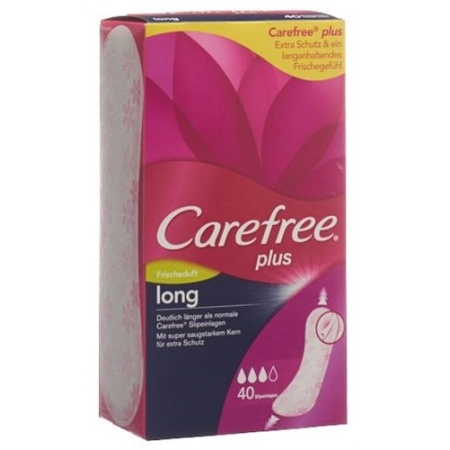 Carefree Plus Long Fresh Slipeinlagen 40 штук